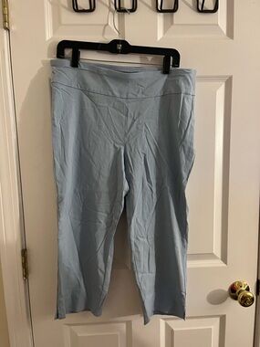 Larry Levine Light Blue Capris